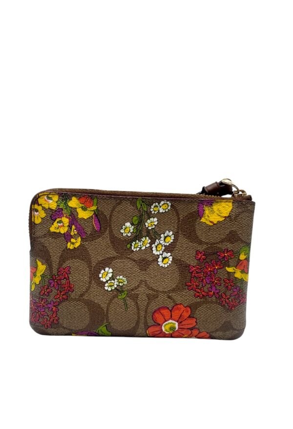 COACH - CORNER ZIP WRISTLET  FLORAL - Image 3